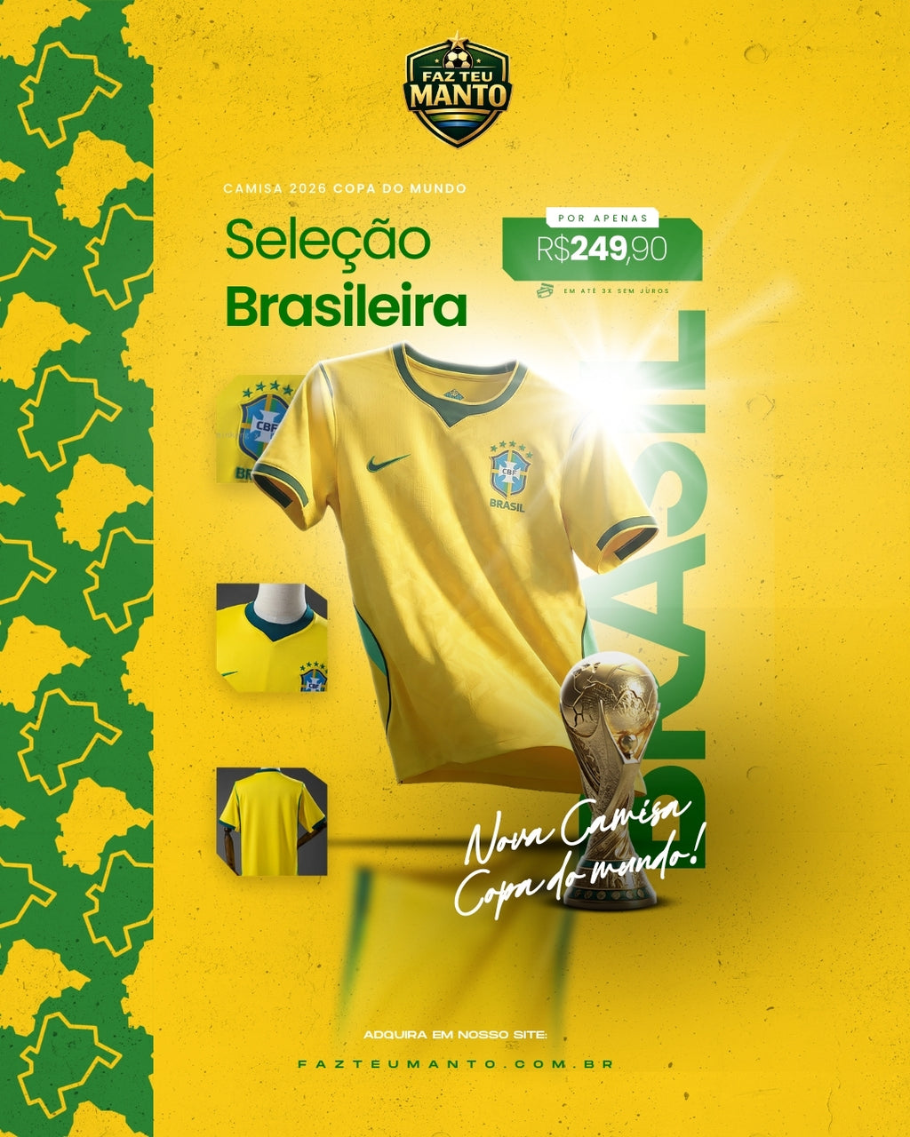 Manto Brasil Titular 26/27